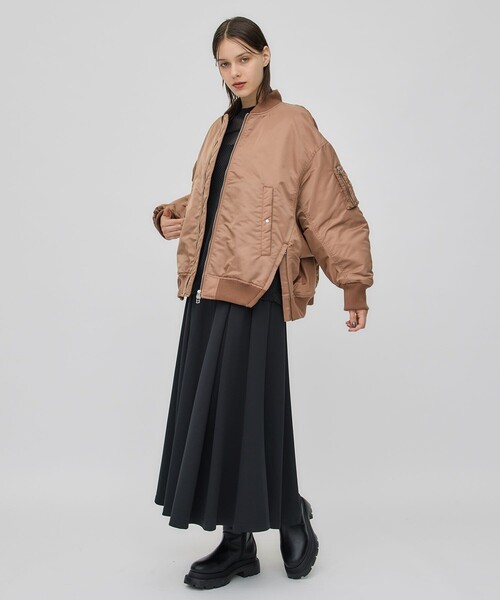 CITY TOKYO（シティトウキョウ）の「バイカラーライニングMA-1ブルゾン