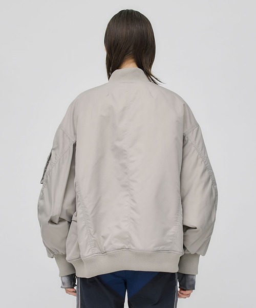 CITY TOKYO（シティトウキョウ）の「バイカラーライニングMA-1ブルゾン