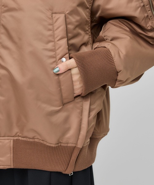 CITY TOKYO（シティトウキョウ）の「バイカラーライニングMA-1ブルゾン