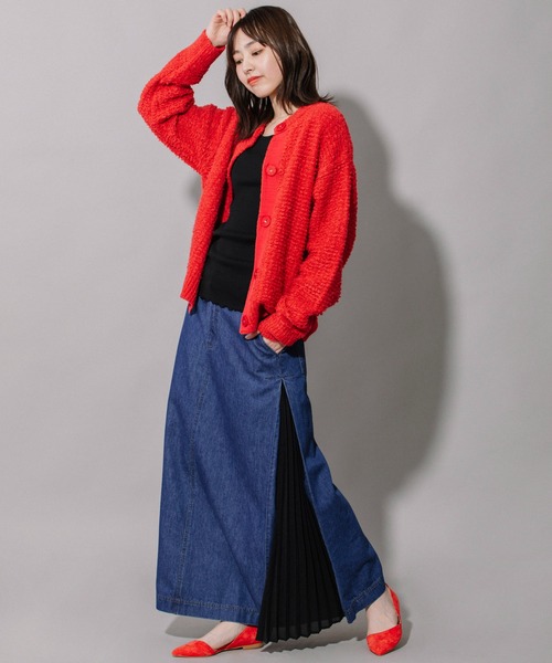 Munich（ミューニック）の「9ozスラブデニム×シフォンサイド