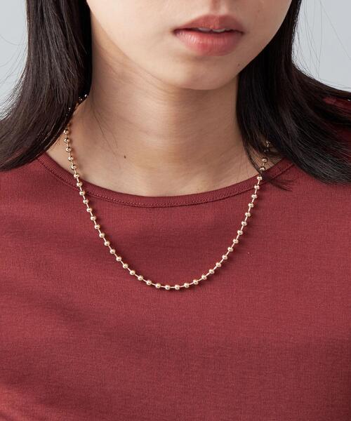 CITEN(シテン)の「<CITEN>ボールチェーン マルチWAY ネックレス(ネックレス・レディース・ゴールド/シルバー・FREE)」の9枚目の写真