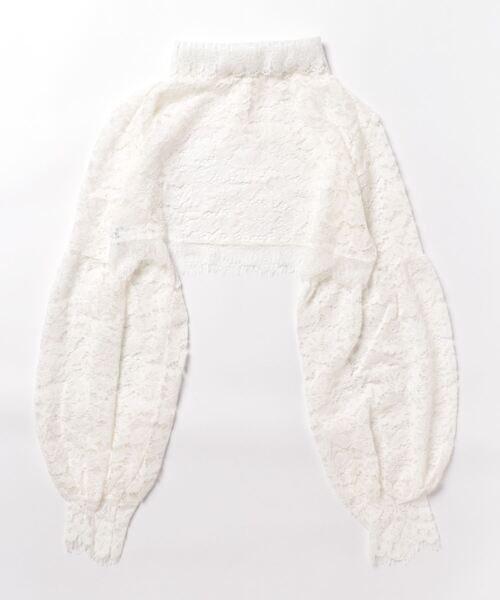 frunco(フランコ)の「lace cropped tops(その他トップス・レディース・ブラック/ホワイト・FREE)」の5枚目の写真