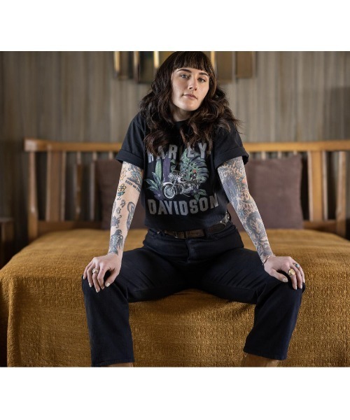 Harley-Davidson（ハーレーダビッドソン）の「Harley-Davidson(R) x Reyn Spooner(R) '93 ヘリテイジ　ソフテイル　Tシャツ（Tシャツ/カットソー・メンズ・ブラック系その他・SMALL/MEDIUM/LARGE/X-LARGE/XX-LARGE）」の10枚目の写真