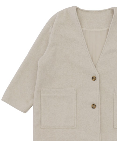 select MOCA（セレクトモカ）の「ノーカラーポケットデザインアウター
