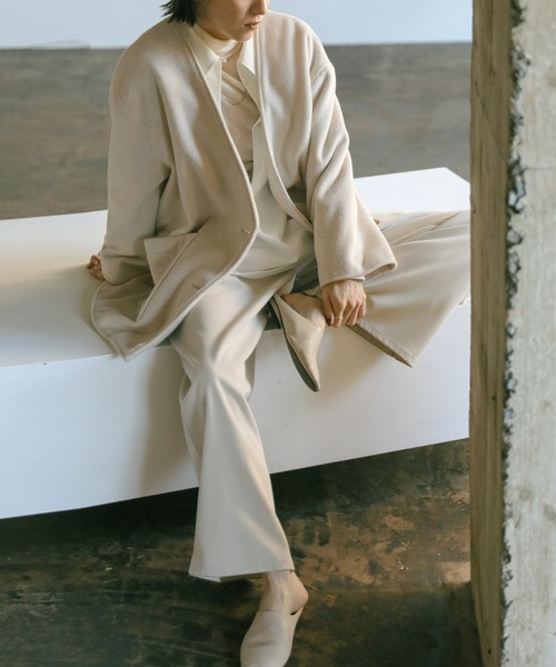 select MOCA（セレクトモカ）の「ノーカラーポケットデザインアウター