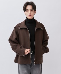 Lui's ハイクオリティビーバーメルトンZIPブルゾン Lui's（ルイス）の「ハイクオリティ ビーバーメルトンZIP