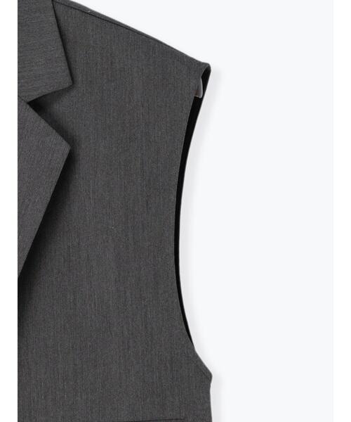 Te chichi（テチチ）の「テーラードショートジレ（ベスト）」 - WEAR