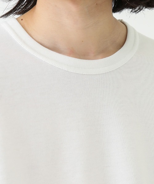 URBAN RESEARCH Sonny Label（アーバンリサーチサニーレーベル）の「『抗菌/防臭』レイヤードロングスリーブTシャツ（Tシャツ/カットソー・メンズ・ナチュラル/チャコールグレー/ホワイト・MEDIUM/LARGE）」の5枚目の写真