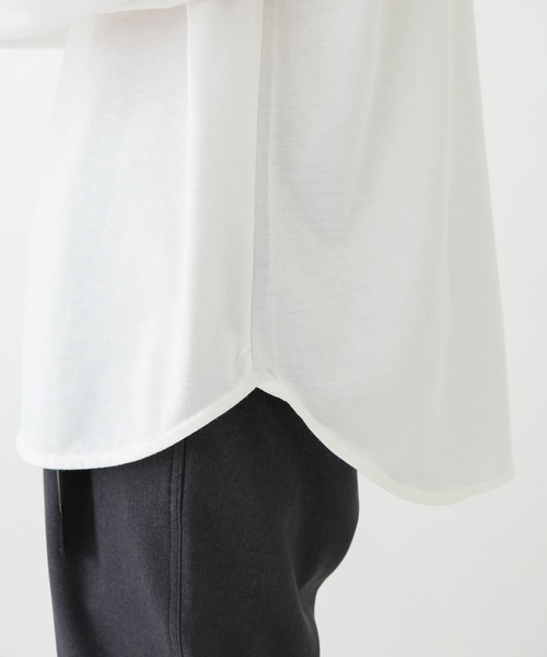 URBAN RESEARCH Sonny Label（アーバンリサーチサニーレーベル）の「『抗菌/防臭』レイヤードロングスリーブTシャツ（Tシャツ/カットソー・メンズ・ナチュラル/チャコールグレー/ホワイト・MEDIUM/LARGE）」の7枚目の写真