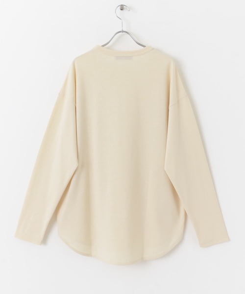 URBAN RESEARCH Sonny Label（アーバンリサーチサニーレーベル）の「『抗菌/防臭』レイヤードロングスリーブTシャツ（Tシャツ/カットソー・メンズ・ナチュラル/チャコールグレー/ホワイト・MEDIUM/LARGE）」の11枚目の写真