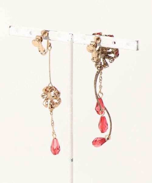 825◇彼岸花イヤリング＆襟クリップ ゴールド axes femme アクシーズ 楽天市場】彼岸花イヤリング&襟クリップ axes femme アクシーズ