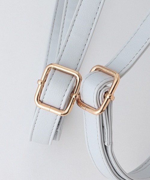 LOVETOXIC（ラブトキシック）の「キルティング合皮ミニリュック（バックパック/リュック・キッズ・オフホワイト/ブラック/サックスブルー・FREE）」の12枚目の写真