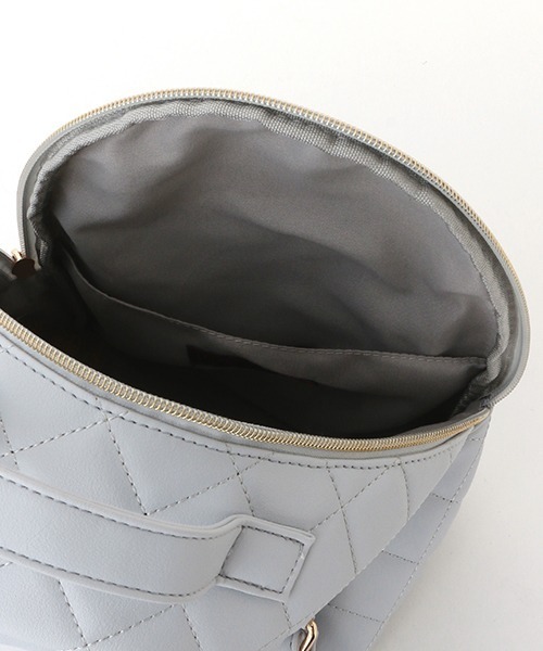 LOVETOXIC（ラブトキシック）の「キルティング合皮ミニリュック（バックパック/リュック・キッズ・オフホワイト/ブラック/サックスブルー・FREE）」の15枚目の写真