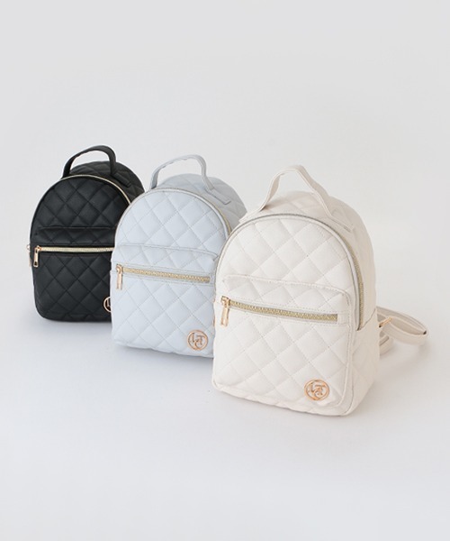 LOVETOXIC（ラブトキシック）の「キルティング合皮ミニリュック（バックパック/リュック・キッズ・オフホワイト/ブラック/サックスブルー・FREE）」の17枚目の写真