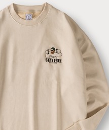 BEARD MANワンポイント刺繍ポンチスウェードスウェット/プルオーバー