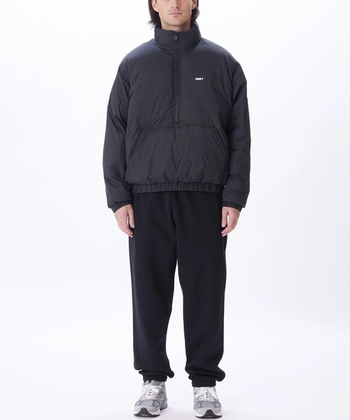 OBEY(オベイ)の「【OBEY】STUDIO MOCK NECK ANORAK(ナイロンジャケット・メンズ・ブラック・X-LARGE/MEDIUM/LARGE)」の7枚目の写真