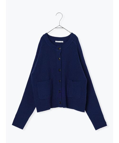 sm2rhythm（サマンサモスモスリズム）の「リブニットカーディガン（カーディガン/ボレロ・レディース・グレー/ブルー/ベージュ・F）」の3枚目の写真