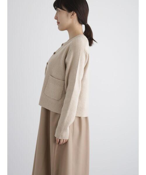 sm2rhythm（サマンサモスモスリズム）の「リブニットカーディガン（カーディガン/ボレロ・レディース・グレー/ブルー/ベージュ・F）」の13枚目の写真