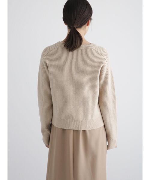 sm2rhythm（サマンサモスモスリズム）の「リブニットカーディガン（カーディガン/ボレロ・レディース・グレー/ブルー/ベージュ・F）」の14枚目の写真