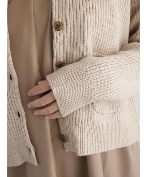 sm2rhythm（サマンサモスモスリズム）の「リブニットカーディガン（カーディガン/ボレロ・レディース・グレー/ブルー/ベージュ・F）」の17枚目の写真