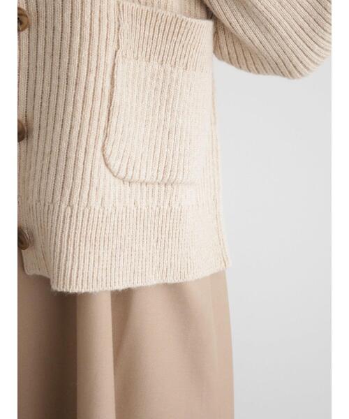 sm2rhythm（サマンサモスモスリズム）の「リブニットカーディガン（カーディガン/ボレロ・レディース・グレー/ブルー/ベージュ・F）」の19枚目の写真