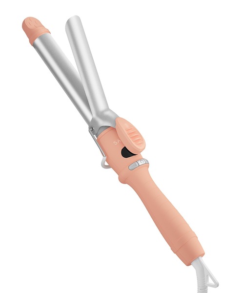 SALONIA（サロニア）の「SALONIA サロニア セラミックカールヘアアイロン（美容器具・レディース・ベージュ/ブラック/ホワイト/シンフォニーオレンジ・25mm/32mm/19mm）」の4枚目の写真