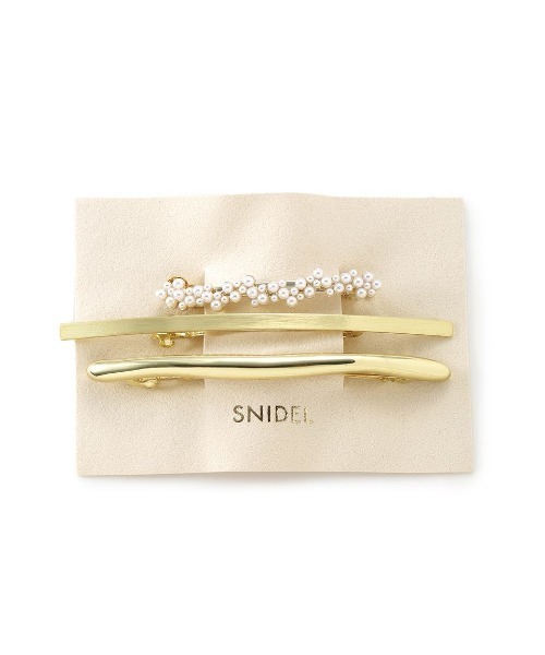 SNIDEL(スナイデル)の「バリエセットバレッタ(バレッタ/ヘアクリップ・レディース・シルバー/ゴールド・FREE)」の15枚目の写真