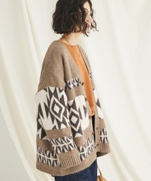 CRAFT STANDARD BOUTIQUE | 【男女兼用】オルテガ柄カーディガン　◆(カーディガン/ボレロ)