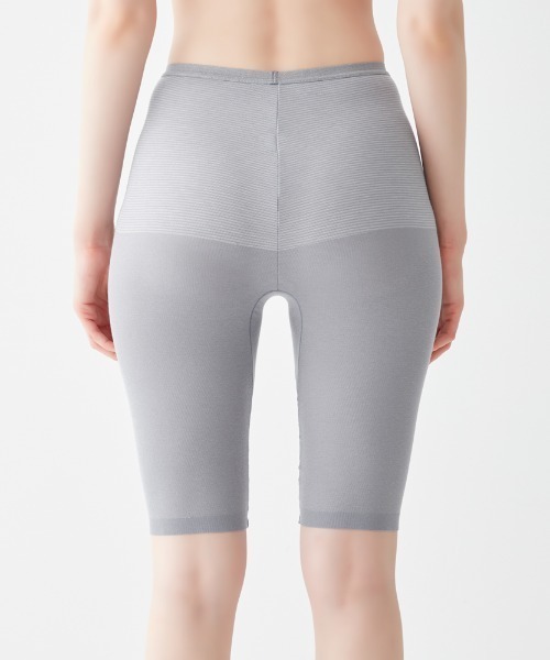 GUNZE(グンゼ)の「HOTMAGIC/ホットマジック 冷えのポイントを集中的に暖める あったか5分丈ボトム(インナーウェア/肌着・レディース・ベージュ系その他/ネイビー/ブラック/ピンク/ブルーグレー・MEDIUM/X-LARGE/LARGE)」の17枚目の写真