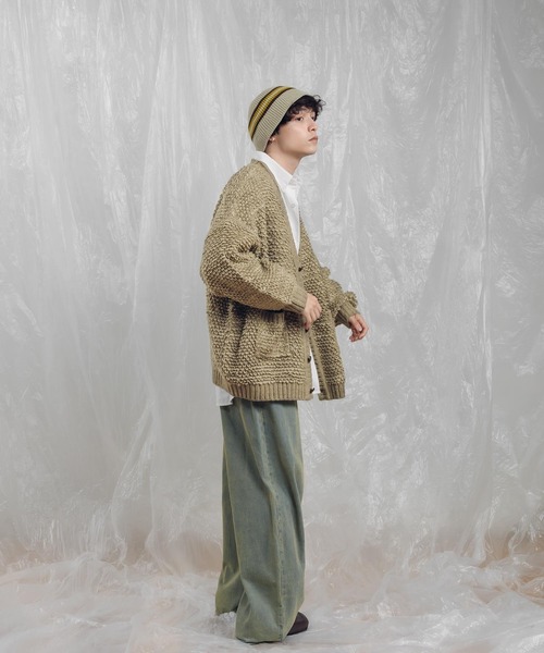 MUHET（ミュエータ）の「ニットバケットハット（ハット・レディース・ブラック/ライトベージュ・FREE）」の21枚目の写真