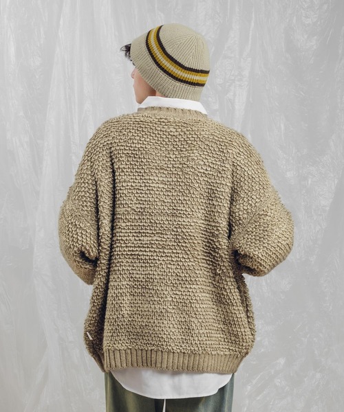 MUHET（ミュエータ）の「ニットバケットハット（ハット・レディース・ブラック/ライトベージュ・FREE）」の20枚目の写真