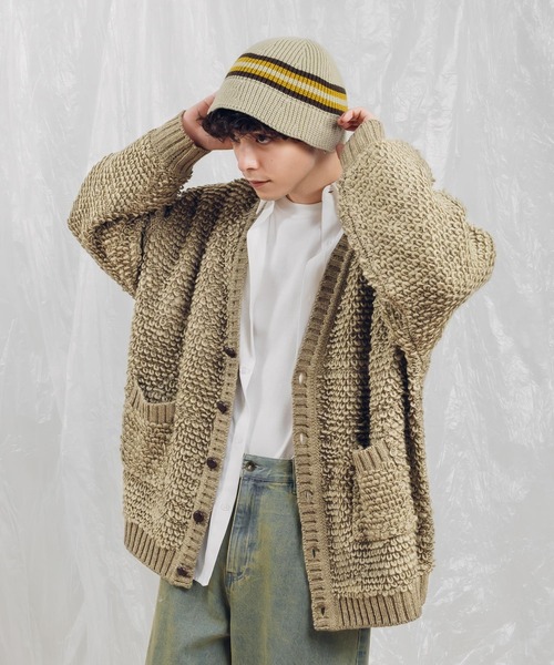 MUHET（ミュエータ）の「ニットバケットハット（ハット・レディース・ブラック/ライトベージュ・FREE）」の18枚目の写真