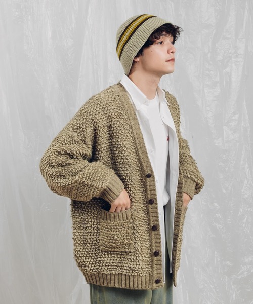 MUHET（ミュエータ）の「ニットバケットハット（ハット・レディース・ブラック/ライトベージュ・FREE）」の19枚目の写真