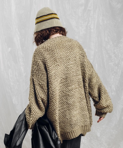 MUHET（ミュエータ）の「ニットバケットハット（ハット・レディース・ブラック/ライトベージュ・FREE）」の10枚目の写真