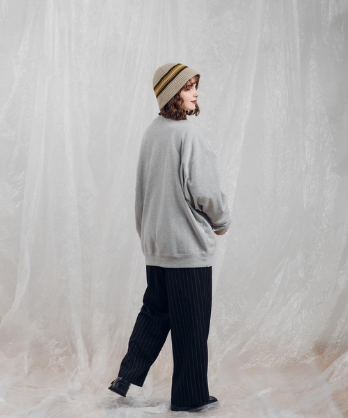 MUHET（ミュエータ）の「ニットバケットハット（ハット・レディース・ブラック/ライトベージュ・FREE）」の8枚目の写真