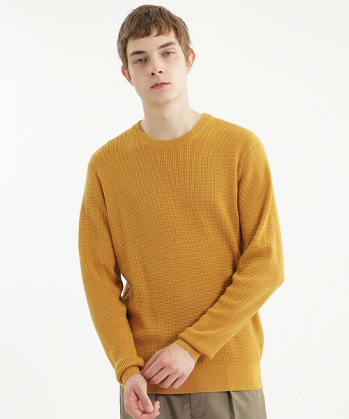 【セール】ミニワッフル クルーネックニット（ニット/セーター）｜MACKINTOSH PHILOSOPHY（マッキントッシュ フィロソフィー） 15,400円