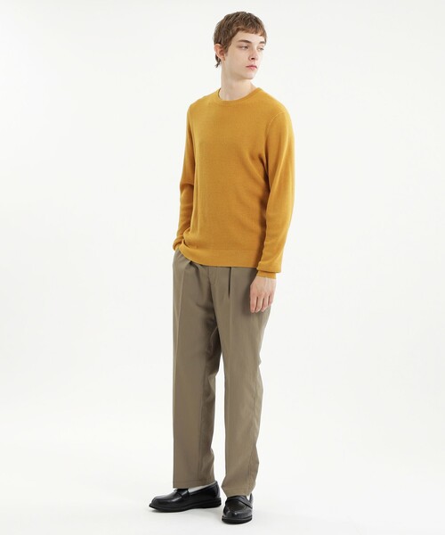 MACKINTOSH PHILOSOPHY(マッキントッシュ フィロソフィー)の「ミニワッフル クルーネックニット(ニット/セーター・メンズ・ライトブルー/ダークネイビー/オフホワイト/イエロー系その他3・40/38)」の8枚目の写真