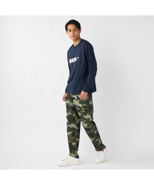 Ocean Pacific(オーシャンパシフィック)の「Ocean Pacific/オーシャンパシフィック Tシャツ 長袖 ブランドロゴ サーフボード ポケット付きシャツ(Tシャツ/カットソー・メンズ・ヘザーグレー/アイボリー/チャコールグレー/ネイビー・XL/M/L)」の9枚目の写真