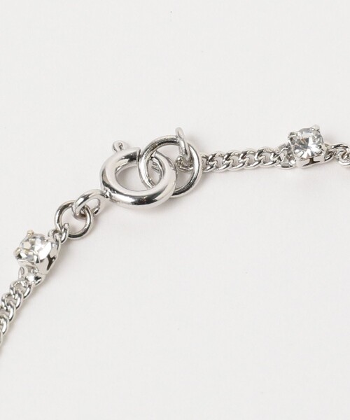 Ray BEAMS(レイビームス)の「ビジュー チェーン ブレスレット(ブレスレット・レディース・ゴールド/シルバー・ONE SIZE)」の5枚目の写真