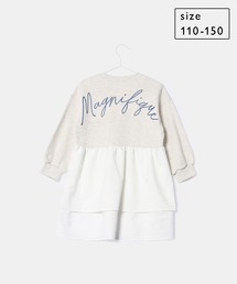 ROPE' PICNIC | 【KIDS】バックプリント裏毛ティアードワンピース(ワンピース)