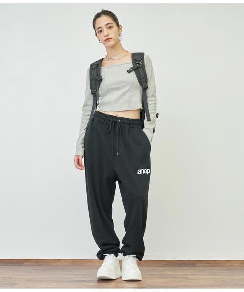 ANAP（アナップ）の「anapロゴリュック（バックパック/リュック・レディース・ブラック/ブルー・FREE）」の10枚目の写真