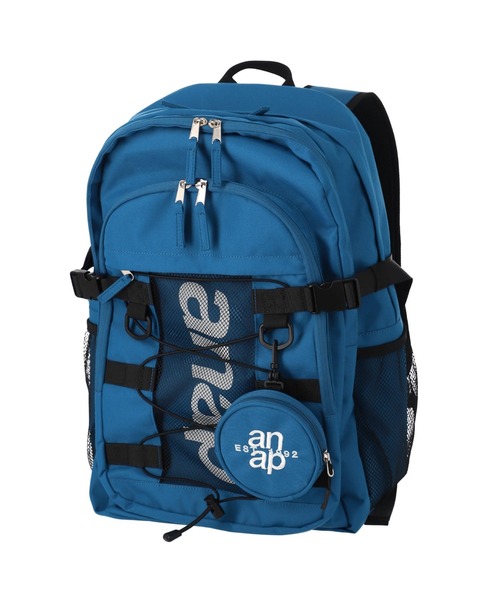 ANAP（アナップ）の「anapロゴリュック（バックパック/リュック・レディース・ブラック/ブルー・FREE）」の7枚目の写真