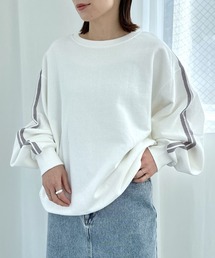 LEPSIM | ラインスウェットプルオーバー　977236(Tシャツ/カットソー)