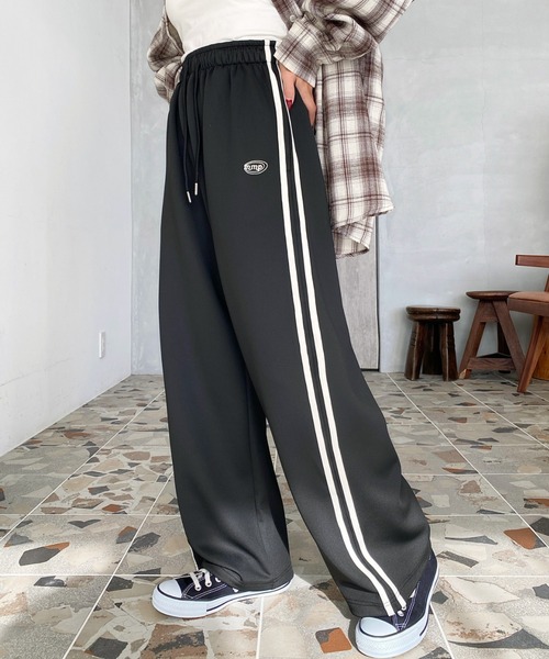 セール】ロゴ刺繍トラックジャージパンツ（その他パンツ）｜moment+