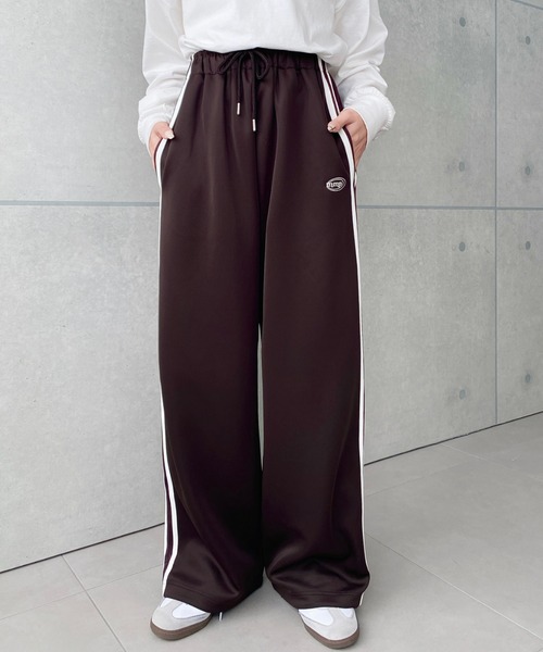 セール】ロゴ刺繍トラックジャージパンツ（その他パンツ）｜moment+
