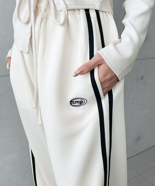 セール】ロゴ刺繍トラックジャージパンツ（その他パンツ）｜moment+