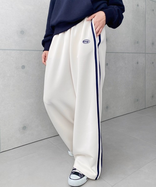 セール】ロゴ刺繍トラックジャージパンツ（その他パンツ）｜moment+