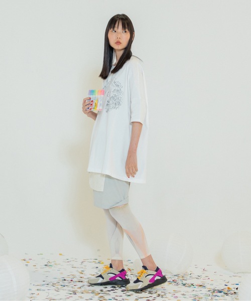 STOF(ストフ)の「UTAGE Coloring Big Tee(Tシャツ/カットソー・メンズ・ホワイト・S/M)」の12枚目の写真