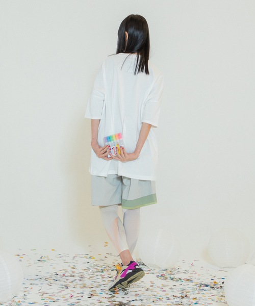 STOF(ストフ)の「UTAGE Coloring Big Tee(Tシャツ/カットソー・メンズ・ホワイト・S/M)」の8枚目の写真