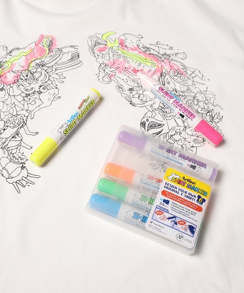 STOF(ストフ)の「UTAGE Coloring Big Tee(Tシャツ/カットソー・メンズ・ホワイト・S/M)」の11枚目の写真